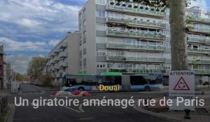 Douai : plus de priorités à droite rue de Paris mais un giratoire