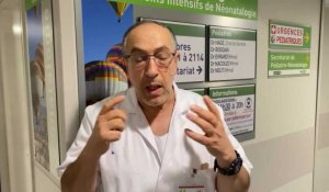 Boulogne-sur-Mer : Le docteur Mohamad Hage, chef du service de pédiatrie de l'hôpital Duchenne, présente les risques liés au virus de la bronchiolite