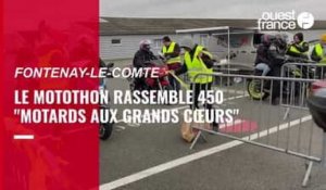 VIDÉO. Le Motothon rassemble 450 motos à Fontenay-le-Comte pour son grand retour