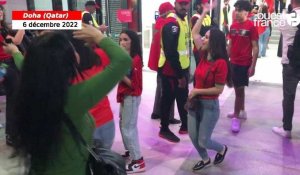 VIDÉO. Mondial 2022 : à la sortie du stade, les supporters marocains ivres de joie après la victoire