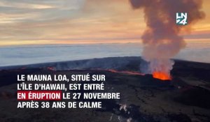 Le volcan Mauna Loa continue de projet de la lave