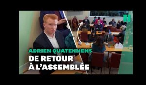 Adrien Quatennens a repris le travail à l’Assemblée nationale