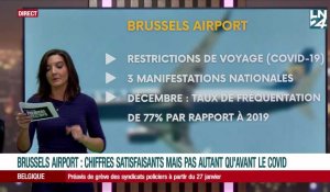 Brussels airport : chiffres satisfaisants mais pas autant qu'avant le covid