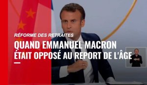 VIDÉO. Quand Emmanuel Macron trouvait « hypocrite » , en 2019, de décaler l'âge légal de la retraite