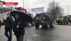 VIDÉO. Réforme des retraites. A Bressuire, 1 000 manifestants, le monde agricole ferme le cortège