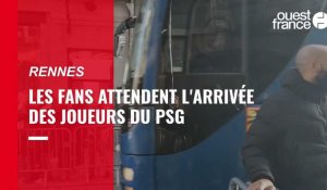 Football. À Rennes, les fans attendent l'arrivée des joueurs du PSG