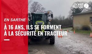 VIDÉO. Ados et futurs agriculteurs, ils se forment à la conduite de tracteur en sécurité