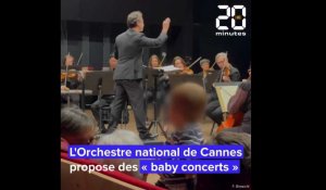 « Des gazouillis, parfois des pleurs » et du classique... Quand l'orchestre national de Cannes joue pour des bébés