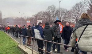 Manifestation contre la réforme des retraites à Charleville-Mézières, départ du cortège