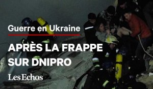 À Dnipro, le bilan s’alourdit après l’effondrement d’un immeuble