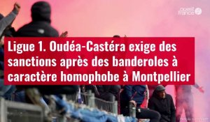 VIDÉO. Ligue 1. Oudéa-Castéra exige des sanctions après des banderoles à caractère homopho