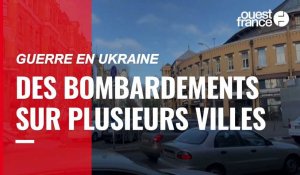 VIDÉO. Guerre en Ukraine : plusieurs villes ont été visées par des frappes russes