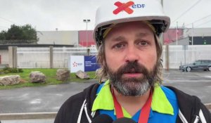 Interview de Nicolas Dessertenne, délégué CGT sur le site gravelinois à propos de la grève à la centrale nucléaire