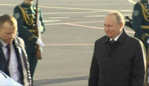 Vladimir Poutine arrive au Kazakhstan pour un sommet des États asiatiques