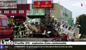 Proville : une camionnette explose, les dégâts sont impressionnants