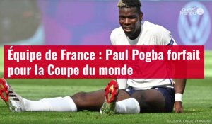 VIDÉO. Équipe de France : Paul Pogba forfait pour la Coupe du monde