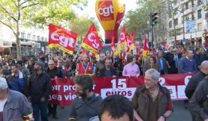 Paris: début de la manifestation en faveur des salaires