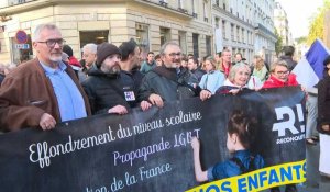 Laïcité: rassemblement à Paris de Reconquête, le parti d'Eric Zemmour