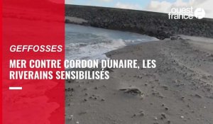  Mer contre cordon dunaire à Geffosses, les riverains sensibilisés