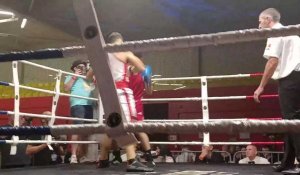 Soirée de boxe des Garcia à Farciennes : Vincent Toma en action
