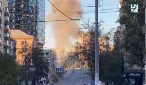 Cris, panique, tirs en l'air: quand les drones kamikazes s'abattent sur Kiev