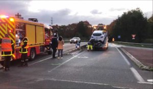 La passagère d'un scooter blessée dans un accident à Longuenesse