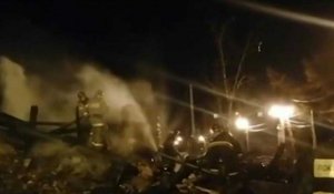 Russie: crash d'un avion de chasse sur une maison en Sibérie