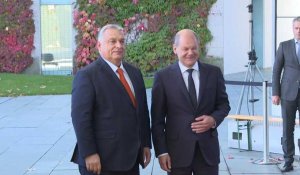 Le chancelier allemand Olaf Scholz reçoit le Premier ministre hongrois Viktor Orban