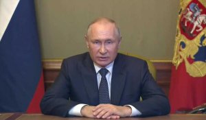 Poutine annonce que la Russie a exécuté des "frappes massives" contre l'Ukraine