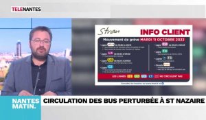 Journal de 8H45 : la grève des bus à St Nazaire, la queue dans certaines stations et puis les parkings relais