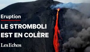 Les images impressionnantes de l’éruption du Stromboli 