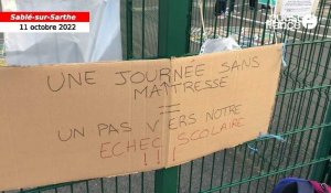 VIDÉO. À Sablé-sur-Sarthe, les parents d’élèves bloquent les accès de deux écoles 