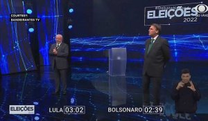 Présidentielle au Brésil : débat télévisé houleux entre Lula et Jair Bolsonaro