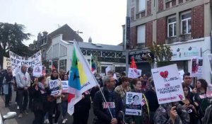 Cambrai : les enseignants des lycées professionnels manifestent