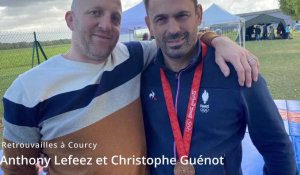 Christophe Guénot, médaillé olympique de lutte à Courcy (Marne)