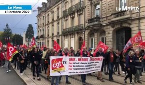 VIDÉO. Grève du 18 octobre : la manifestation débute au Mans 