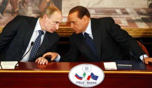 Italie : Silvio Berlusconi, chef du parti Forza Italia  "renoue" avec son vieil ami Vladimir Poutine