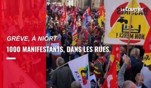 VIDEO. 1 000 manifestants à Niort, pour une augmentation des salaires