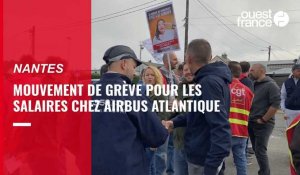 VIDEO. Mouvement de grève pour les salaires chez Airbus Atlantique