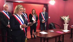 Élection de Sandra Bablin, maire de Pont-à-Vendin