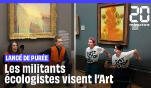 Des militants écologistes attaquent un tableau de Van Gogh à Londres