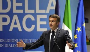 Emmanuel Macron plaide pour la paix "possible" en Ukraine, lors du sommet organisé par Sant'Egidio