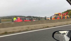 L'autoroute A1 fermée suite à un accident