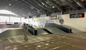 Clément Huret, 14 ans, espoir du Skate club de Calais