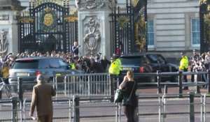 Royaume-Uni: arrivée et sortie de Liz Truss du palais Buckingham
