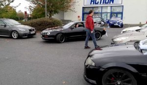 Bruay-la-Buissière : une flotte de voitures déguisées pour le car meet up d'halloween