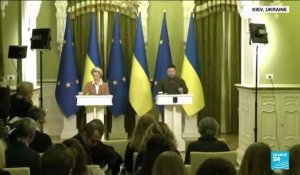 Ursula von der Leyen en Ukraine pour envoyer un signal politique fort