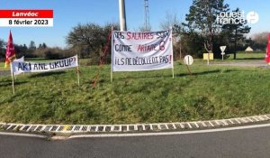 VIDÉO. À Lanvéoc, une trentaine de salariés d’ArianeGroup Brest en grève