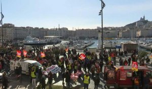 Marseille: début de la manifestation contre la réforme des retraites
