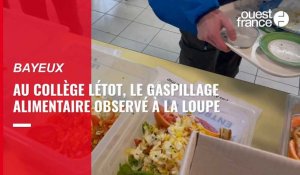 VIDÉO. À la cantine d'un collège de Bayeux, le gaspillage alimentaire passé au crible